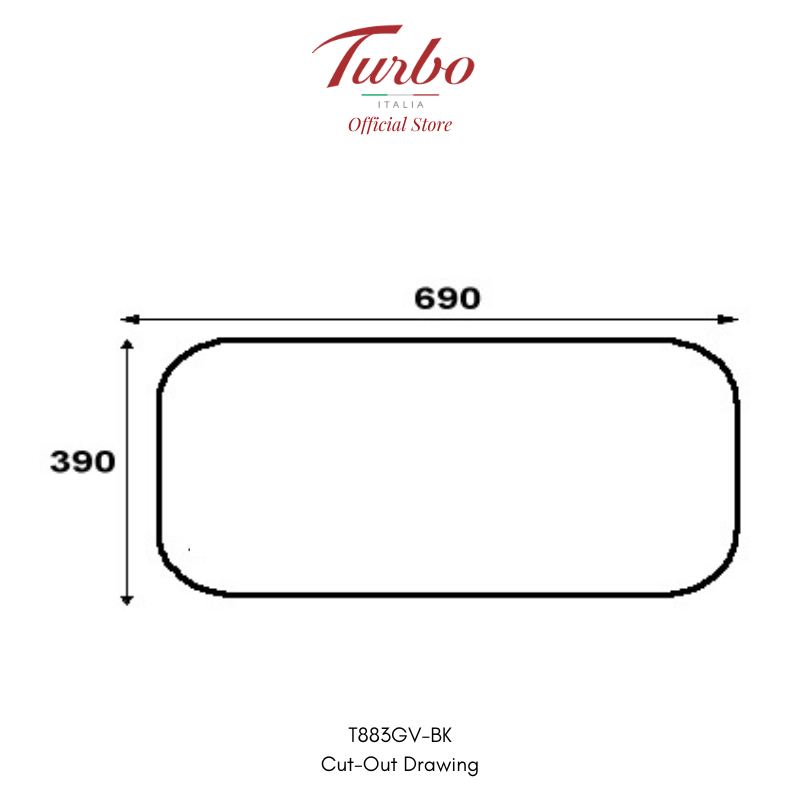 T883GV-BK Drawing