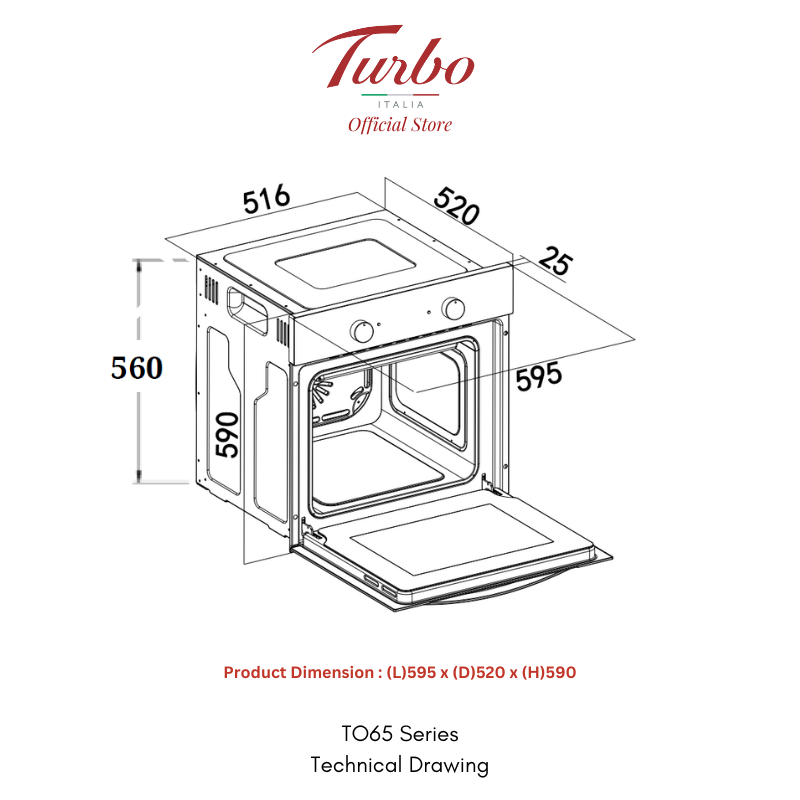 TO65 Oven Drawing